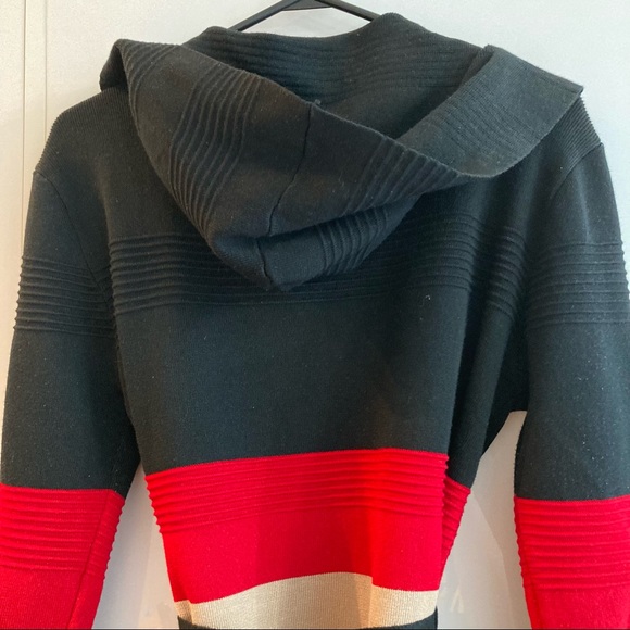 🧥Unbranded color block belted cardigan 🧥 - Picture 3 of 6